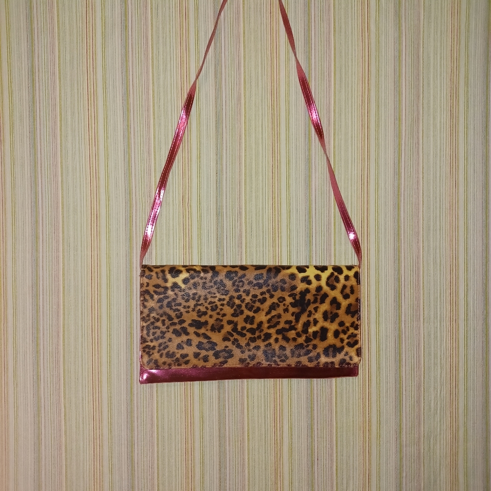 Nicki Minaj leopard print purse 12x7